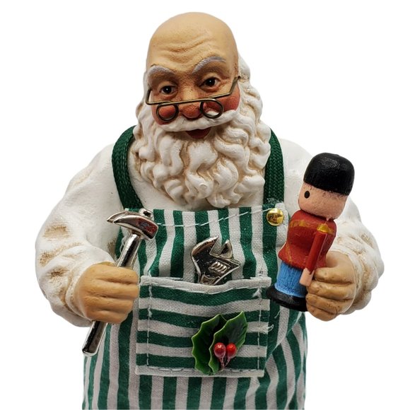 Dept 56 Possible Dreams Working Santa Ornament 714006 Vintage 7" Clothtique 1993 - Picture 2 of 10